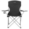Skládací židle s opěrkami Highlander Moray černá