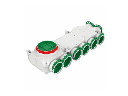 rozdzielacz katowy jednorzedowy z tworzywa lewy 8