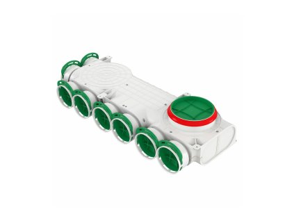 rozdzielacz katowy jednorzedowy z tworzywa prawy 8