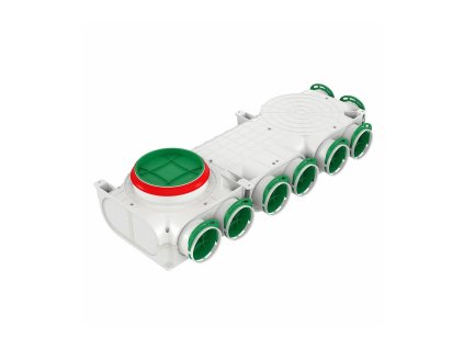 rozdzielacz katowy jednorzedowy z tworzywa lewy 8