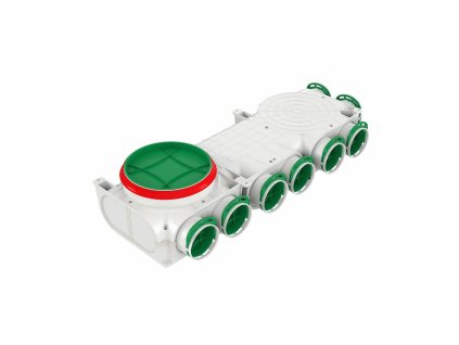 rozdzielacz katowy jednorzedowy z tworzywa lewy 8