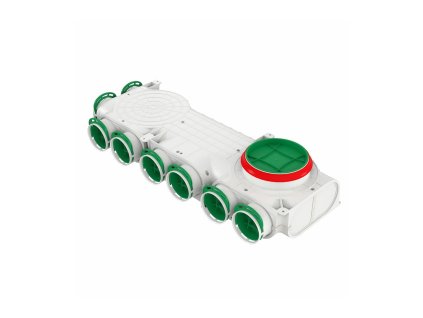 rozdzielacz katowy jednorzedowy z tworzywa prawy 8