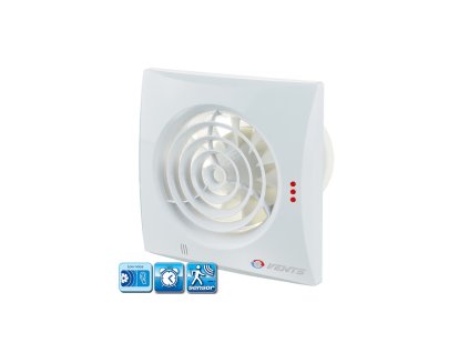 Axiálny ventilátor VENTS QUIET s časovačom a hygrostatom