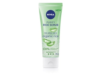 nivea rice scrub aloe vera cistici pletovy peeling