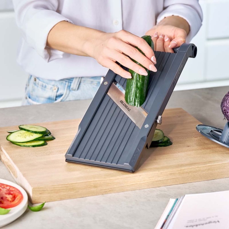 Detail mandolíny a příslušenství