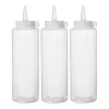 Dávkovací láhve - 3ks, HENDI, 700ml, průhledné, ⌀70x245mm