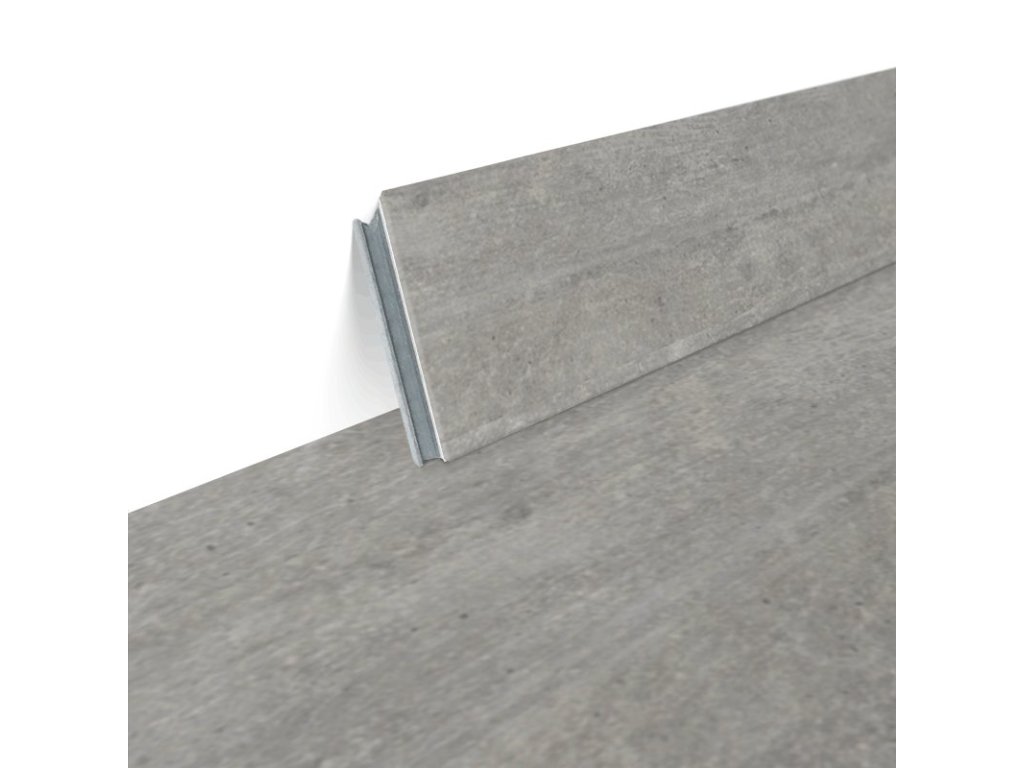 Soklová lišta K40 pro Projectline / Projectline Acoustic 55601 Cement Stripe světlý