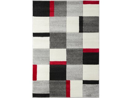 Kusový koberec ALORA A1026 Red (Šířka x Délka 80.0cm x 150cm)