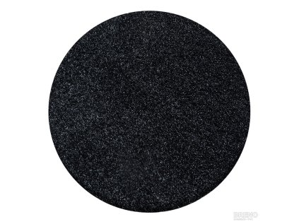 Kusový koberec DREAM SHAGGY 4000 Anthrazit kruh (Šířka x Délka 80.0cm x 80cm)