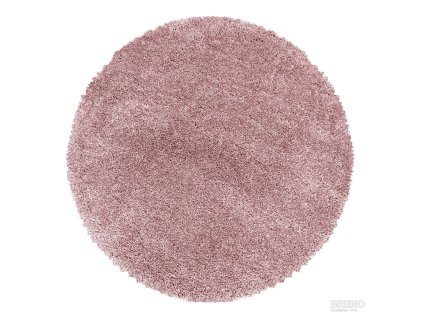 Kusový koberec FLUFFY kruh 3500 Rose (Šířka x Délka 200.0cm x 200cm)
