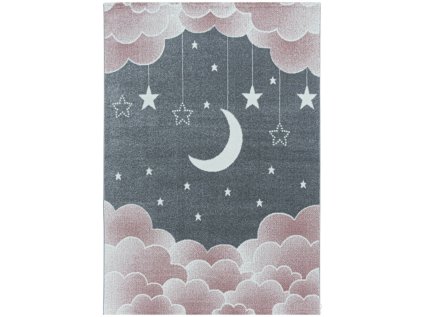 Kusový koberec FUNNY 2101 Pink (Šířka x Délka 120.0cm x 170cm)