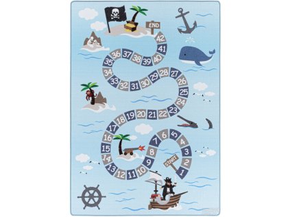 Kusový koberec PLAY 2908 Blue (Šířka x Délka 200.0cm x 290cm)