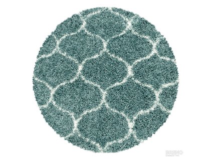 Kusový koberec SALSA kruh 3201 Blue (Šířka x Délka 200.0cm x 200cm)