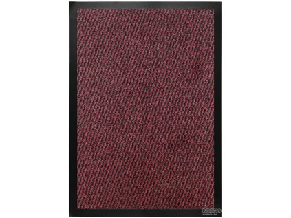 Rohožka LEYLA 40 PVC lem červená (Šířka x Délka 60.0cm x 90cm)