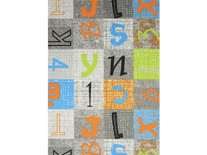 Metrážový koberec ALPHABET (JUMPY) 129