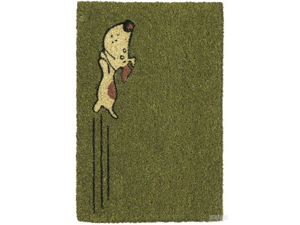 24969 rohozka tmave zeleny pes