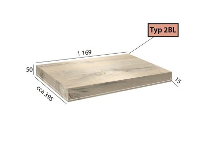 Ecoline Step 2BL - 9503 Borovice bílá rustikal