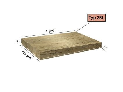 Ecoline Step 2BL - 9504 Buk rustikal