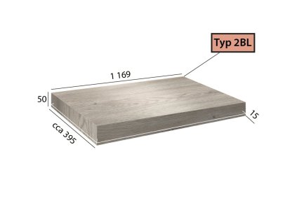 Ecoline Step 2BL - 9506 Dub bílý polární