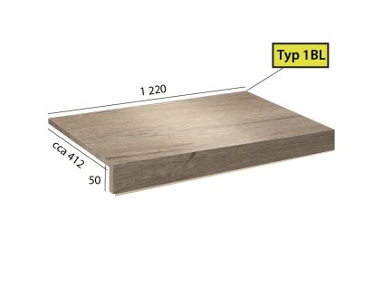 Ecoline Step 1BL - 9553 Dub bílý pískový