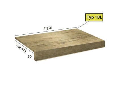 Ecoline Step 1BL - 9504 Buk rustikal