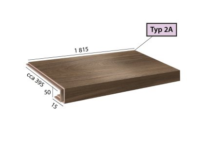 Longline Step 2A - 1085 Dub kouřový hnědý