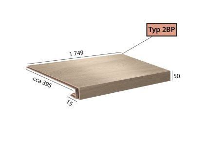 Longline Step 2BP - 1084 Dub vápněný pískový