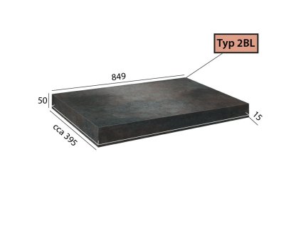 Objectline Step 2BL - 1068 Metallic černý