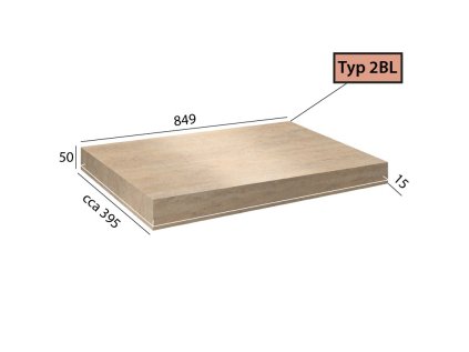 Objectline Step 2BL - 1065 Travertin