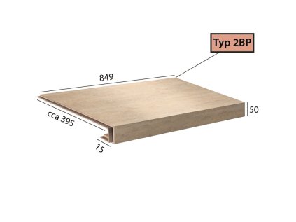 Objectline Step 2BP - 1065 Travertin