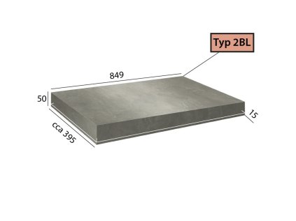 Objectline Step 2BL - 1061 Cement tmavý