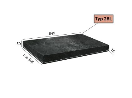 Objectline Step 2BL - 1063 Břidlice tmavá