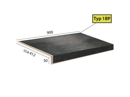 Objectline Step 1BP - 1068 Metallic černý