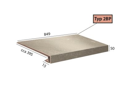 Objectline Step 2BP - 1062 Pískovec šedý
