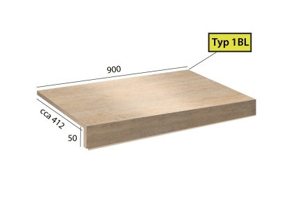Objectline Step 1BP - 1065 Travertin