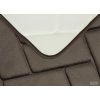 Koupelnová předložka 7288 cofee (Šířka x Délka 50.0cm x 40cm)