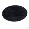 Kusový koberec BRILLIANT kruh 4200 Black (Šířka x Délka 200.0cm x 200cm)