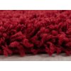 Kusový koberec DREAM SHAGGY 4000 Red kruh (Šířka x Délka 80.0cm x 80cm)