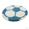 Kusový koberec FUN kruh 6001 Turkis (Šířka x Délka 100.0cm x 100cm)