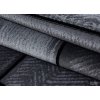 Kusový koberec PLUS 8007 Black (Šířka x Délka 80.0cm x 300cm)