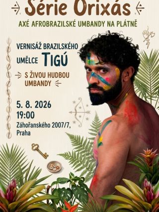🎨 Zveme Vás na výjimečnou výstavu afrobrazilského média Tigu, poprvé v České republice! V této sérii velkoformátová plátna...