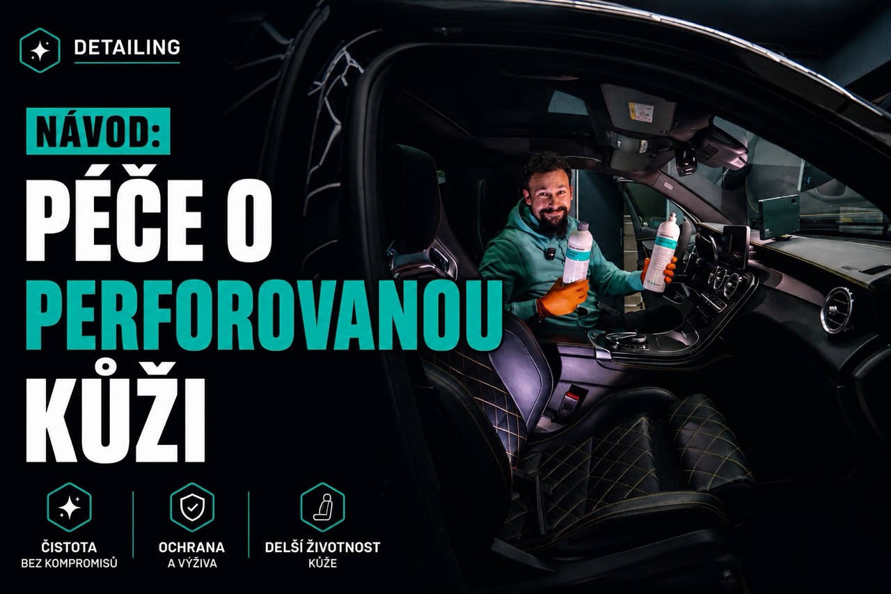 Perforovaná kůže v autě: čeho se bát a jak ji čistit?