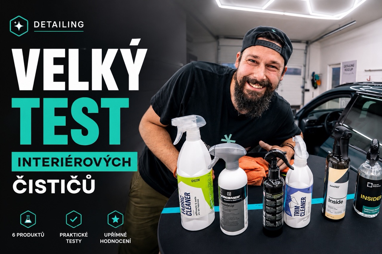 Nejlepší čistič interiéru? Síla není všechno.