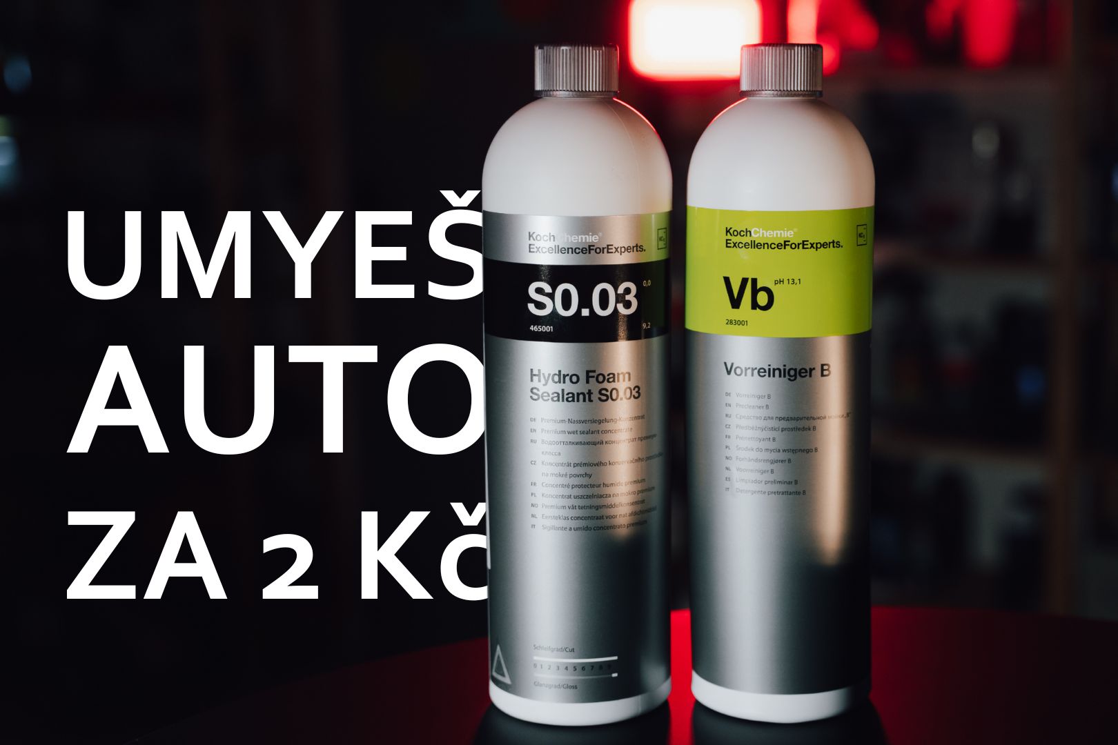 Jak mít auto čisté za 2 Kč? Příběh lenocha, co nemá rád zbytečnou dřinu