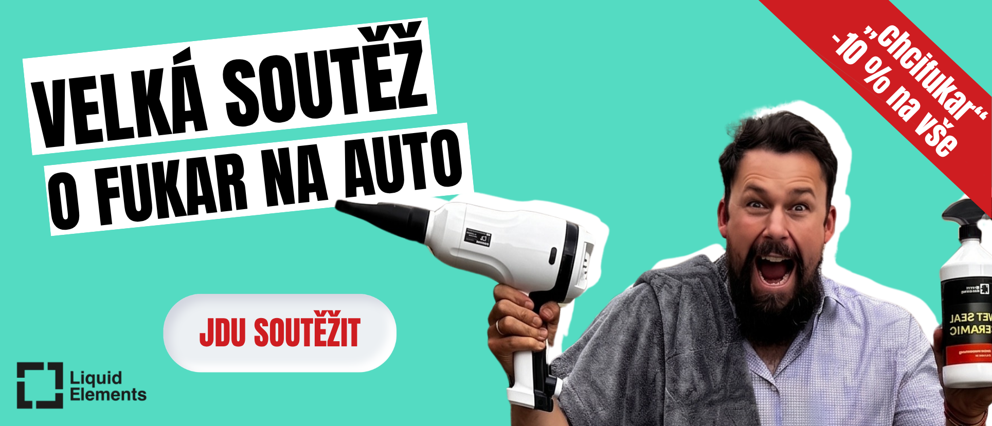 Soutěž o sadu na sušení auta včetně příslušenství + sleva 10 % na vše na eshopu.