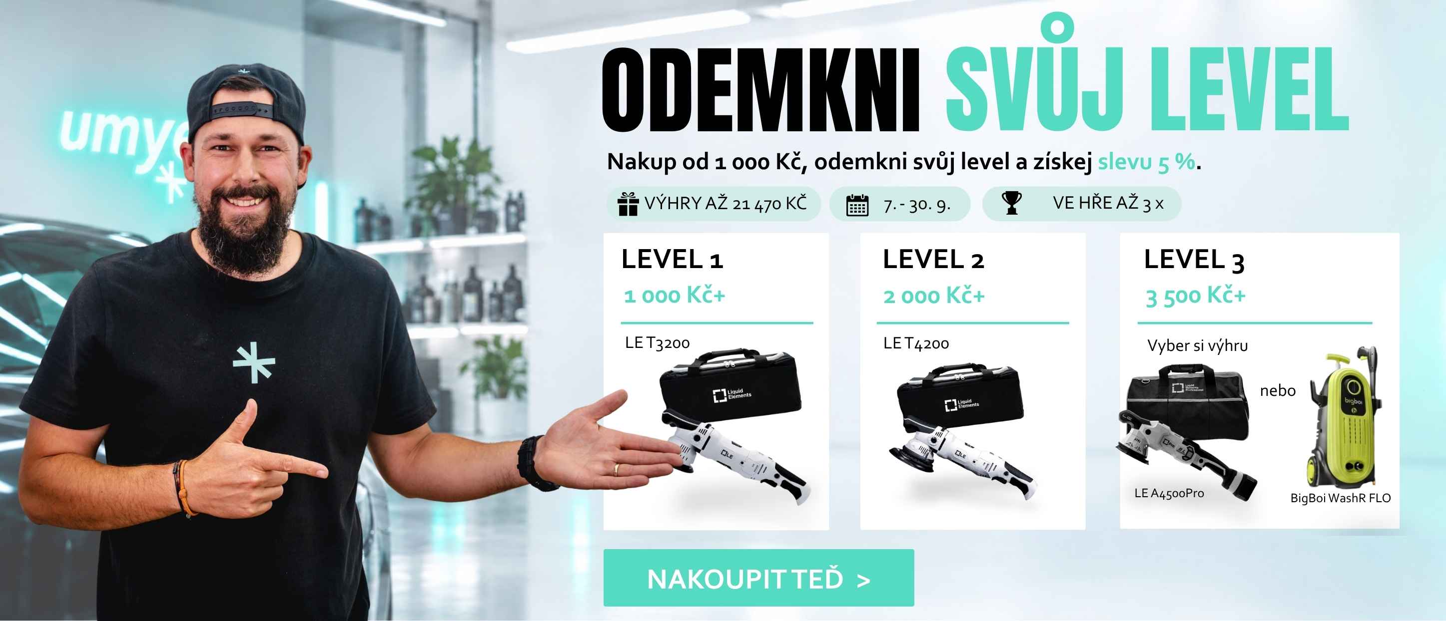 Odemkni svůj LEVEL - soutěž o leštičku nebo vapku 2026