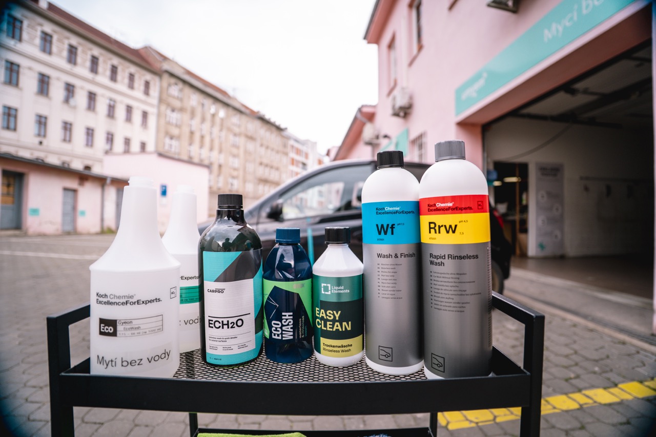 Mytí auta bez vody - produkty v testu