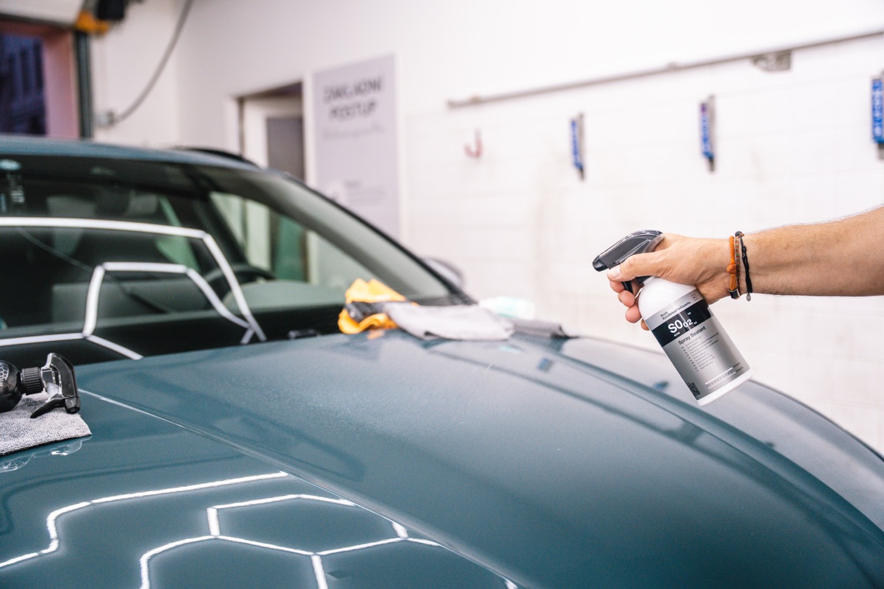 Aplikace Koch Chemie Spray Sealant na lak auta