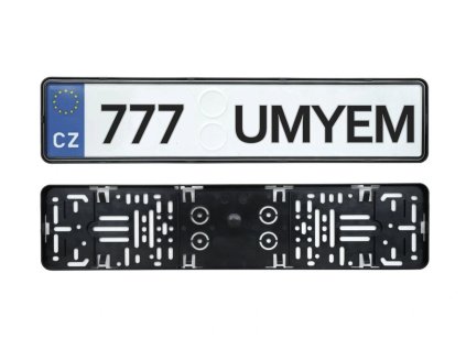 Plexiclick PRO V1 (110 mm) - minimalistický držák pro CZ a nové SK SPZ