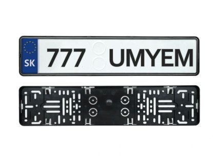 Plexiclick PRO V2 (113 mm) - minimalistický držák SPZ pro SK